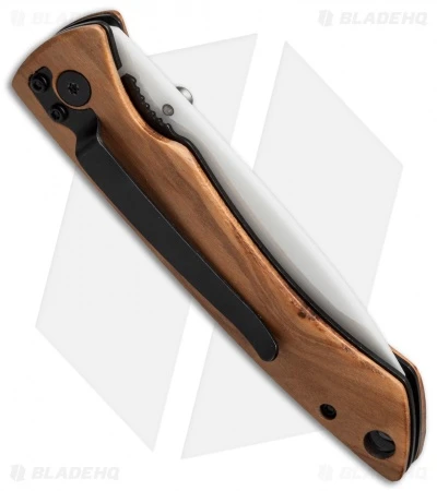 Stone River Ceramic Liner Lock Knife Olive Wood (2.75" White) SRG2WMO 3 Stone River Ceramic Liner Lock Knife Olive Wood (2.75" White) SRG2WMO - Image 3