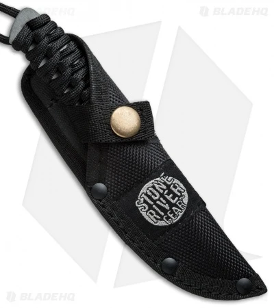 Stone River Ceramic Fixed Blade Neck Knife (3" Black) SRG3NCS 3 Stone River Ceramic Fixed Blade Neck Knife (3" Black) SRG3NCS - Image 3