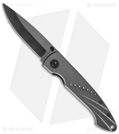 Stone River Ceramic Liner Lock Knife Gray Aluminum (3.25" Black) SRG3TLB 1 Stone River Ceramic Liner Lock Knife Gray Aluminum (3.25" Black) SRG3TLB