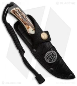 Stone River Ceramic Caping Fixed Blade Knife Stag Horn (3" Black) SRG65SCB 5 Stone River Ceramic Caping Fixed Blade Knife Stag Horn (3" Black) SRG65SCB -EOSS Knives Shop stone river ceramics srg65scb cm sheath